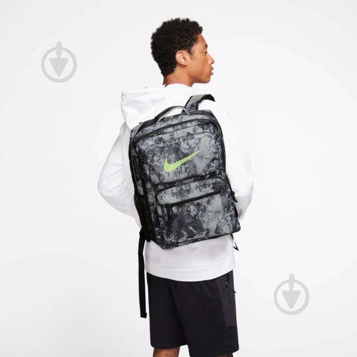 Рюкзак nike utility speed cq9258-073 сіро-чорний камуфляж Air Max