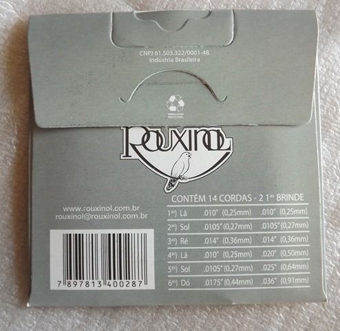 Cordas guitarra portuguesa Coimbra - Rouxinol