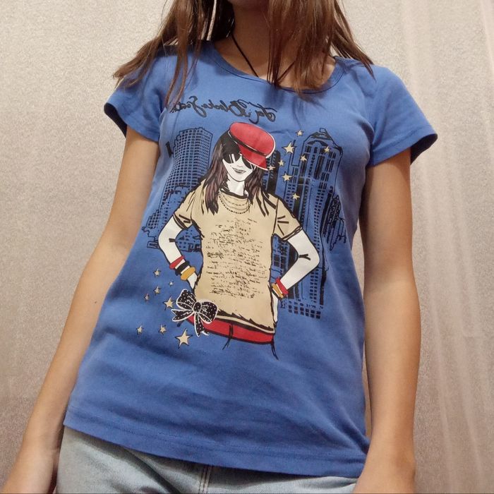 Футболка с принтом 36/38