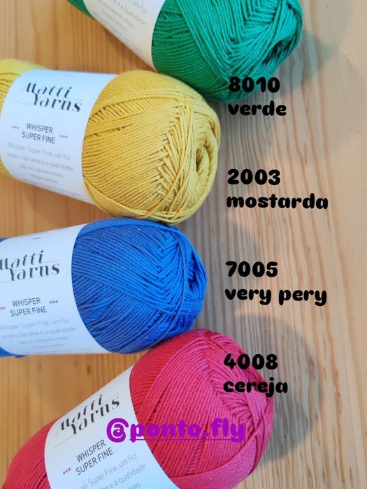 Fio algodão Whisper Superfine