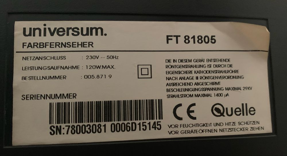 Телевізор  Universum,, Sharp ,Philips,SEG,б.у)
