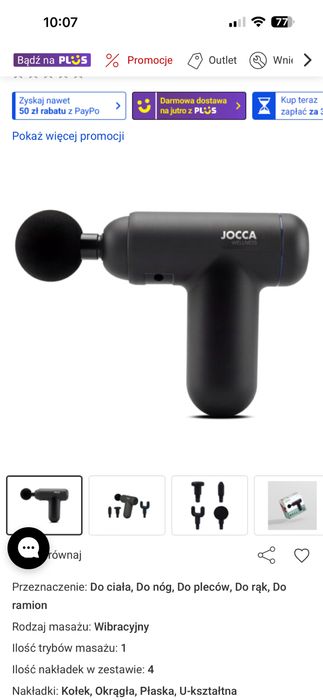 Masażer ręczny Gun JOCCA