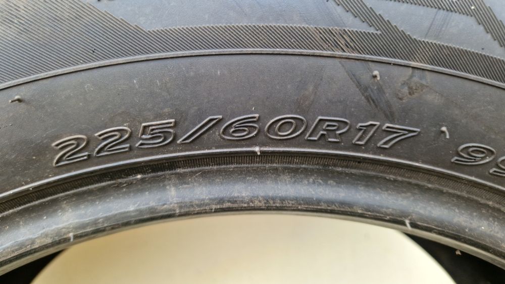 Opony 225/60/17 Hankook Ventus prime 2    7mm bieżnika jak nowe