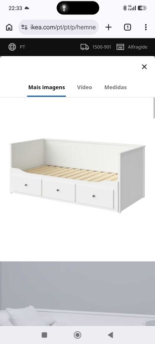 Cama com arrumaçao