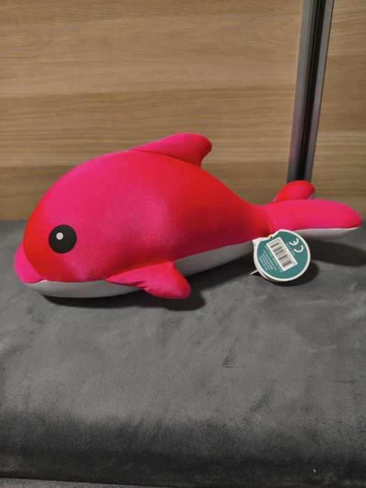 Spandex przytulanka różowy delfin