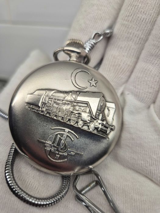 Rzadki zegarek kieszonkowy *Perseus* Turkish Railway