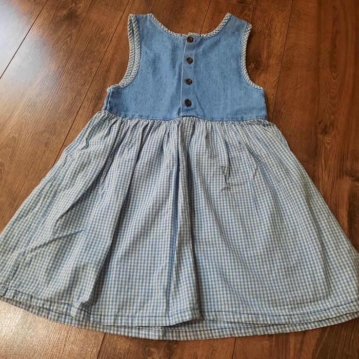 Джинсове плаття сарафан на літо дівчинка 134 розмір