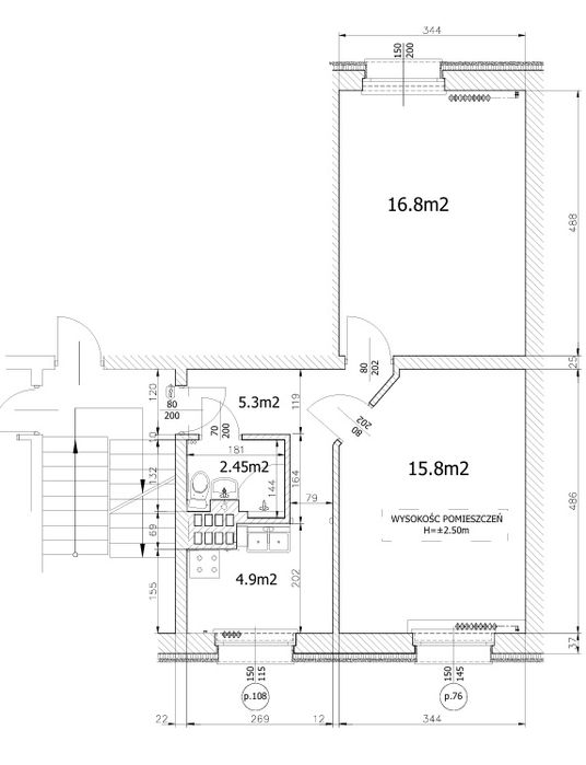 Mieszkanie Ruda Śląska Halemba 46,4m2