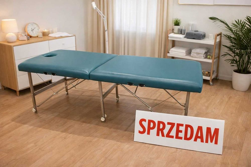 Sprzedam składane łóżko do masażu w dobrym stanie użytkowym.