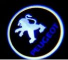 Підсвітка дверей у вигляді логотипу Peugeot, LED підсвічування дверей