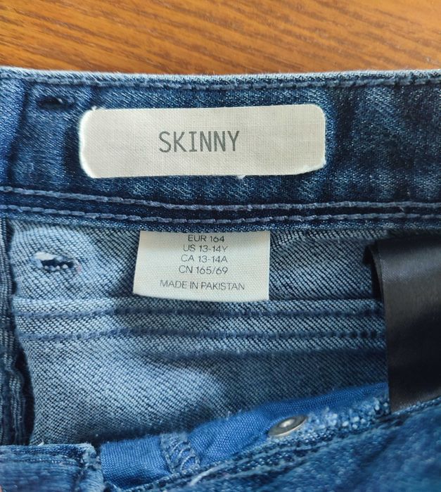 Spodnie jeansy 164 cm, 13-14 lat, Skinny