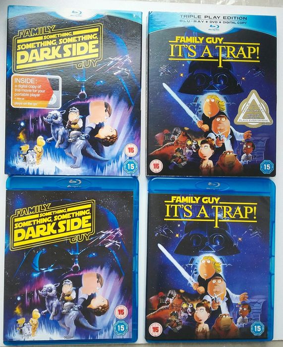 Zestaw 2 filmów "Family Guy" star wars Blu-Ray UK bez PL