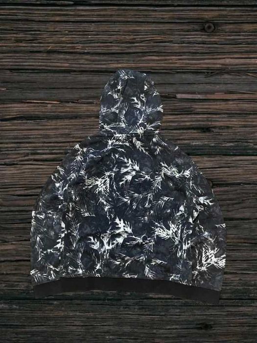 Bluza z kapturem hoodie Nike camo czarny haft logo swoosh