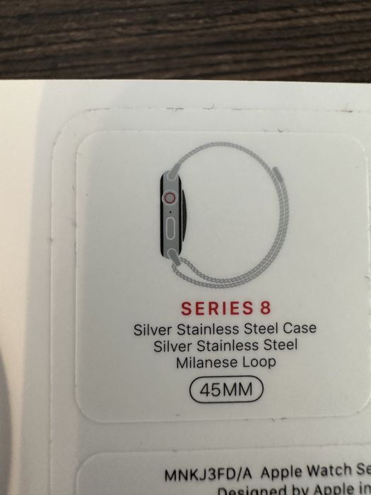 Smartwatch Apple Watch Series 8 45mm Silver LTE MNKJ3FD/A Poznań Długa