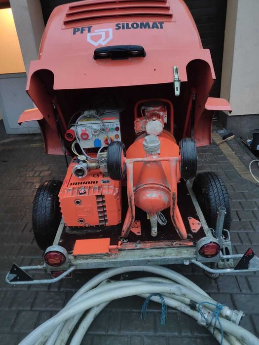 Silomat PFT c140  d140 c100 agregat C100 D140, przyczepa rejestracja