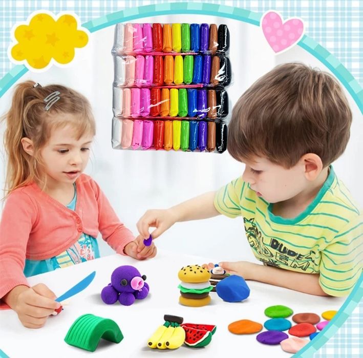 Piankolina magiczna masa plastyczna sensoryczna ZESTAW