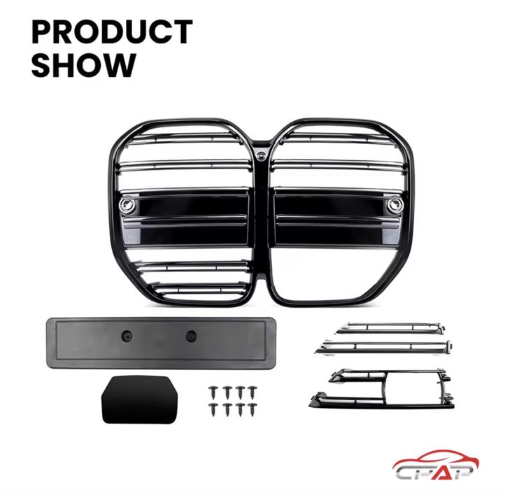 Grelha BMW G22, G23 ou G82 M4 Preta