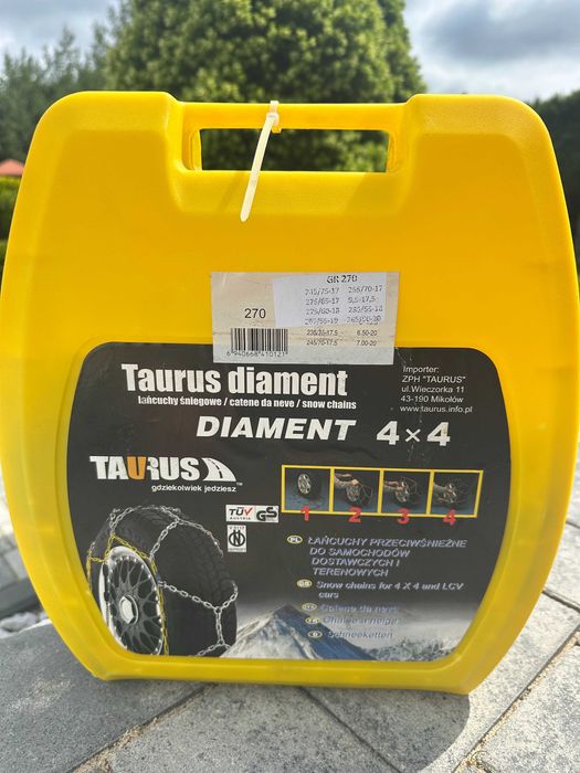 Łańcuchy Śniegowe TAURUS 4X4 GR.270 16mm SUV/Dostawczy R16/R17/R18/19/R20