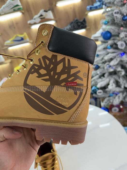 Черевики Timberland x Supreme Waterproof Big Logo Yellow