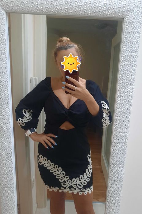 Сукня «H&M» з вишивкою, оригінал (плаття, платье с вышивкой)