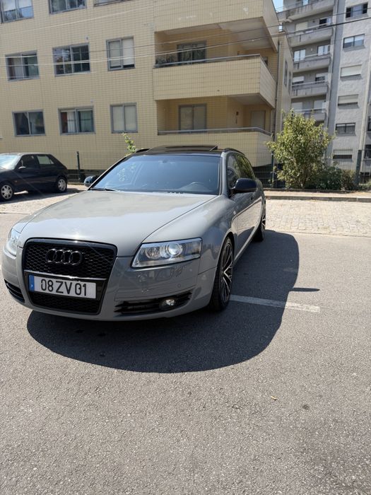 Audi A6 C6 3.0 TDI Quattro 70€ IUC | TETO ABRIR | PELE | BOSE | XENON | LED | F1 | NARDO GREY