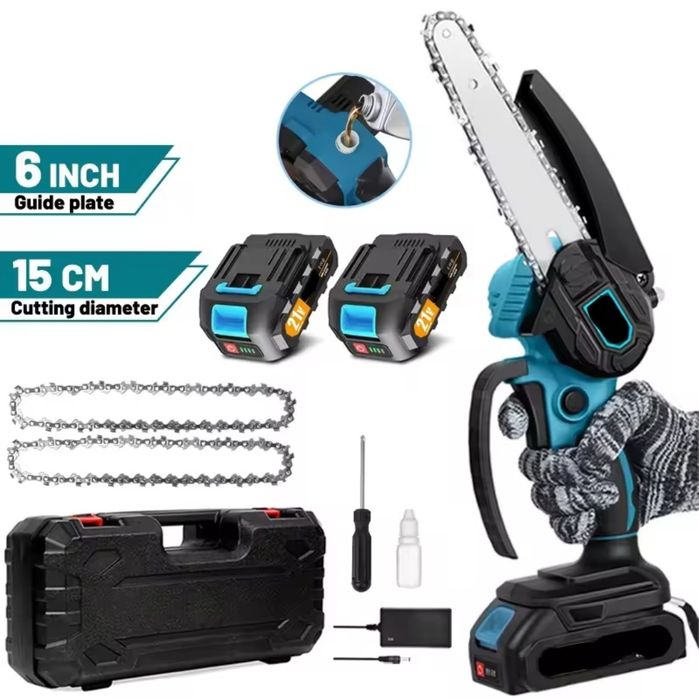 Serra a Bateria com baterias tipo makita