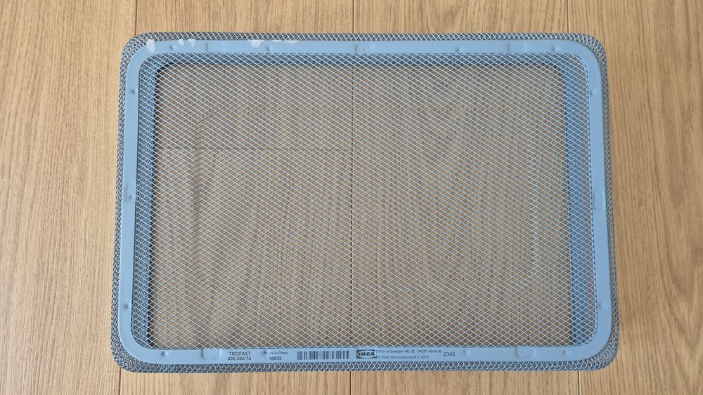 Pojemnik druciany, niebieski, 42 x 30 x 10 cm_TROFAST_IKEA