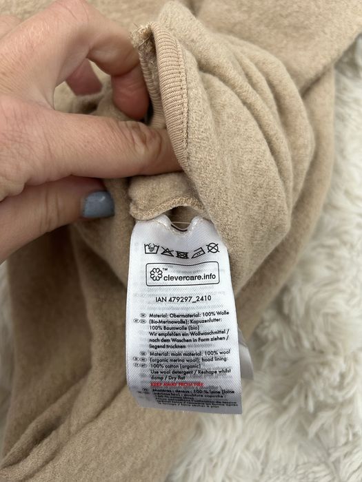 Lupilu kombinezon nowy welna merino bezowy unisex 86/92