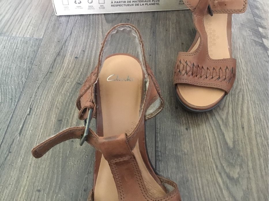 Sandaly Clarks skóra 4.5 (UK) 37.5