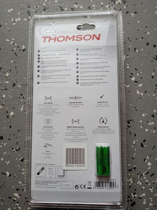 Pilot Thomson do Sony