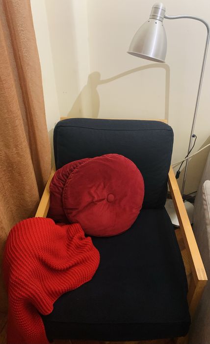 Poltrona + Luminária +Máquina de Massagem