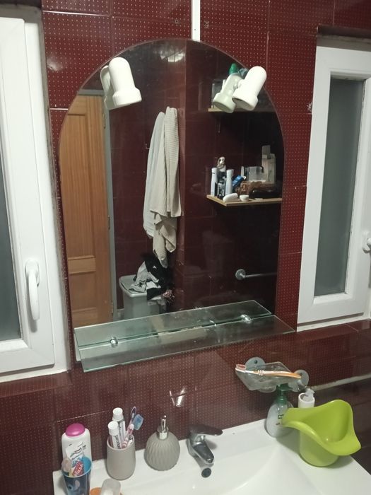 Espelho wc com iluminação