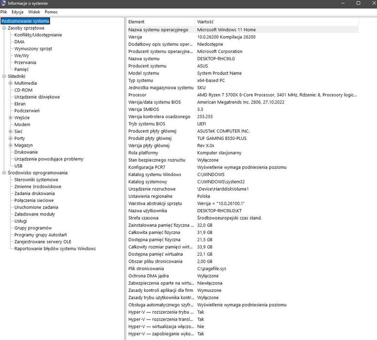 Komputer gamingowy RTX 3060 Ti | Ryzen 7 5700X | 32GB RAM | SSD 1TB