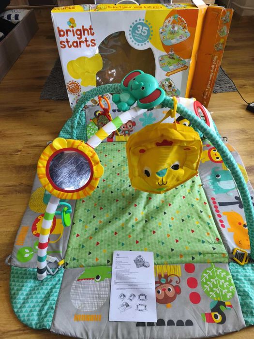 Mata edukacyjna, wielofunkcyjna Bright Starts z piłeczkami