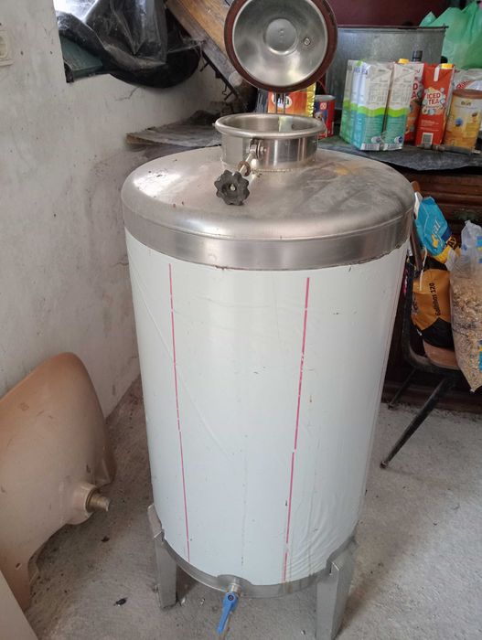 Cuba de inox azeite