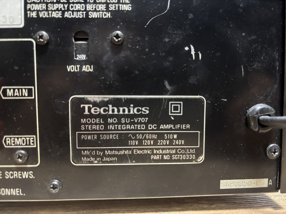 Technics su-v707 Legenda unikat vintage wzmacniacz Japan