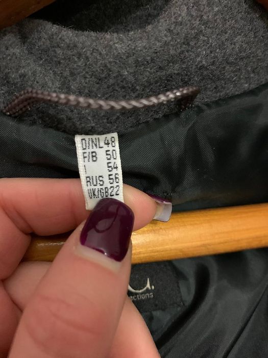 Пальто кашемір сірий. Весна/осінь