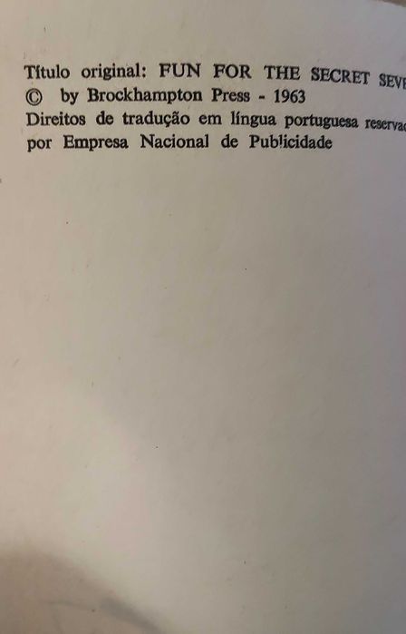 Lote de 15 livros da coleção "Os sete"