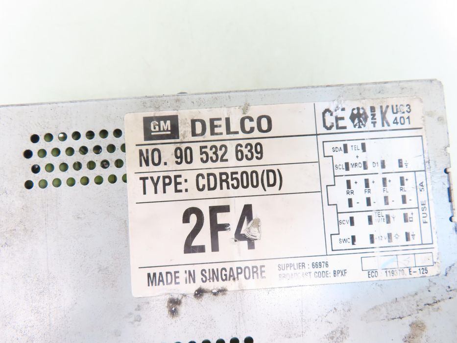 Radio Opel Zafira A Cdr500+ Kod