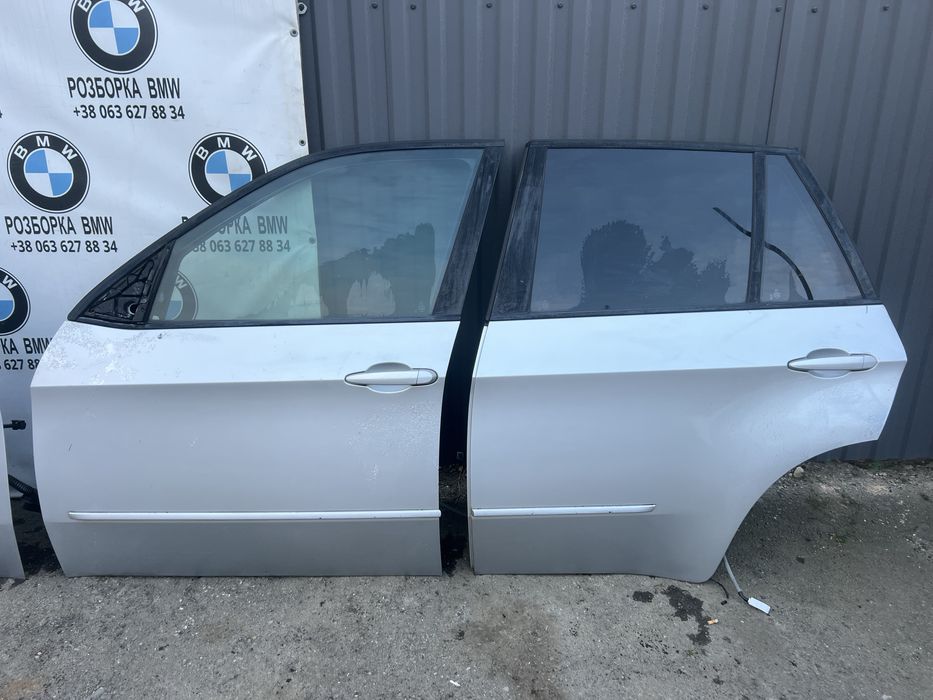 Двері bmw x5 e70 бмв срібні