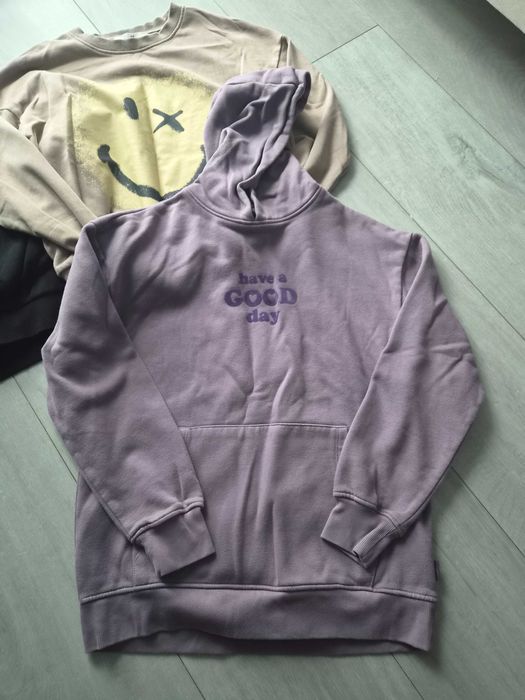 Zestaw dziewczęcych bluz, bluzeczek 158/164 H&M, 4f, Cool Club