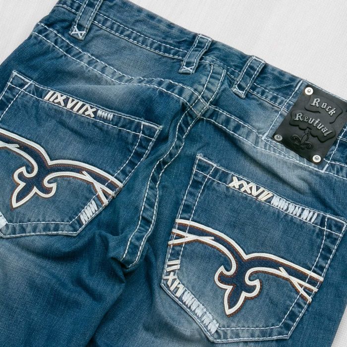 Rock Revival Prometheus Made in USA spodnie jeansowe 32us