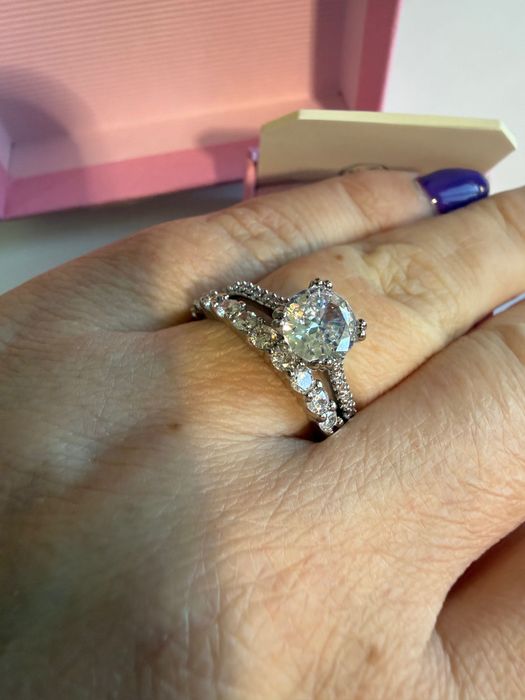 Подвійна каблучка Swarovski stilla