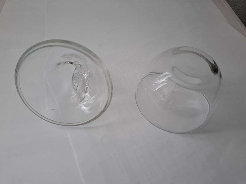 Pote de vidro vintage Luminarc: com tampa de pêra