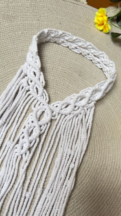 Wianek z makramy. Handmade