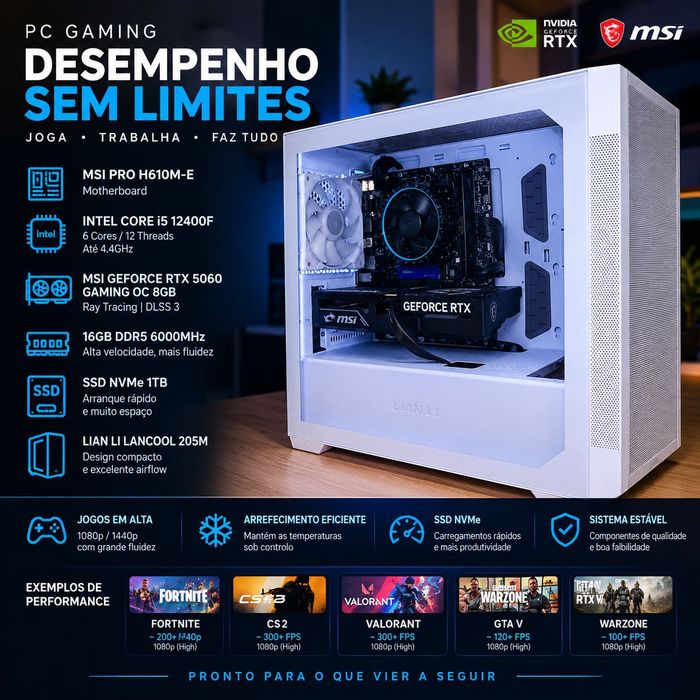 PC Gaming - RTX 5060 | RAM DDR5