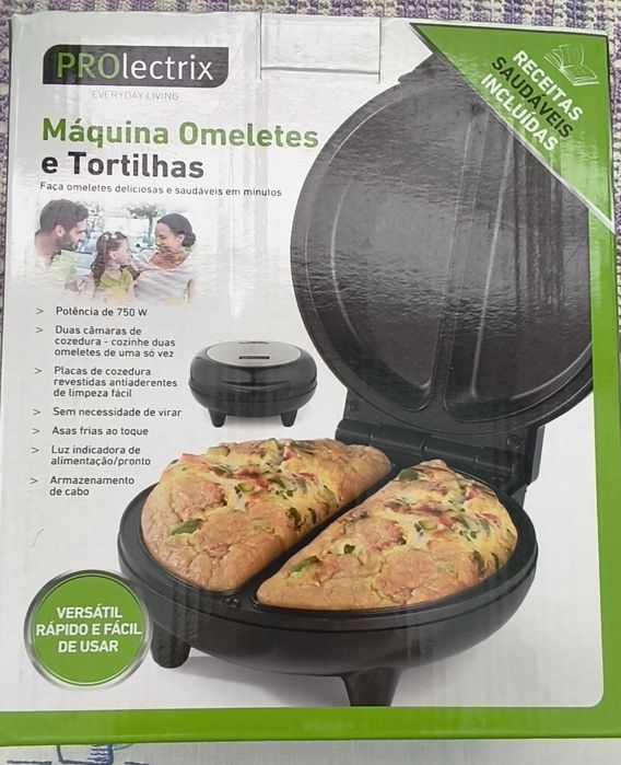 Máquina de Omelete e tortilhas como nova