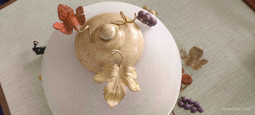 Candeeiro de teto com 2 lâmpadas