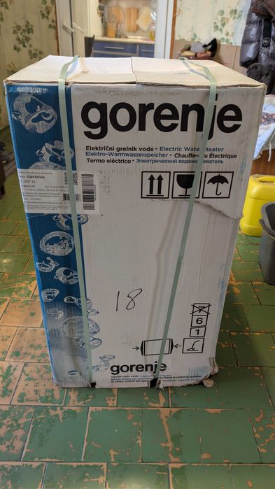 Водонагрівач (бойлер) електричний Gorenje GBF 80 UA Словенія