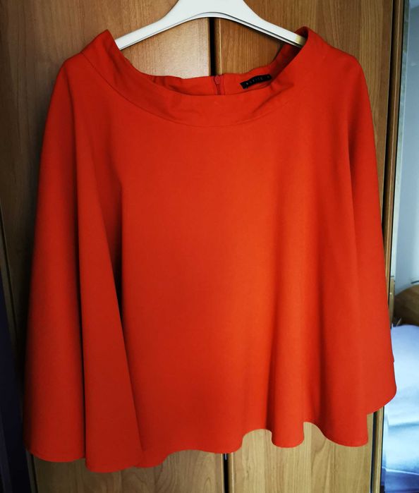 Pomarańczowa spódnica z koła MOHITO